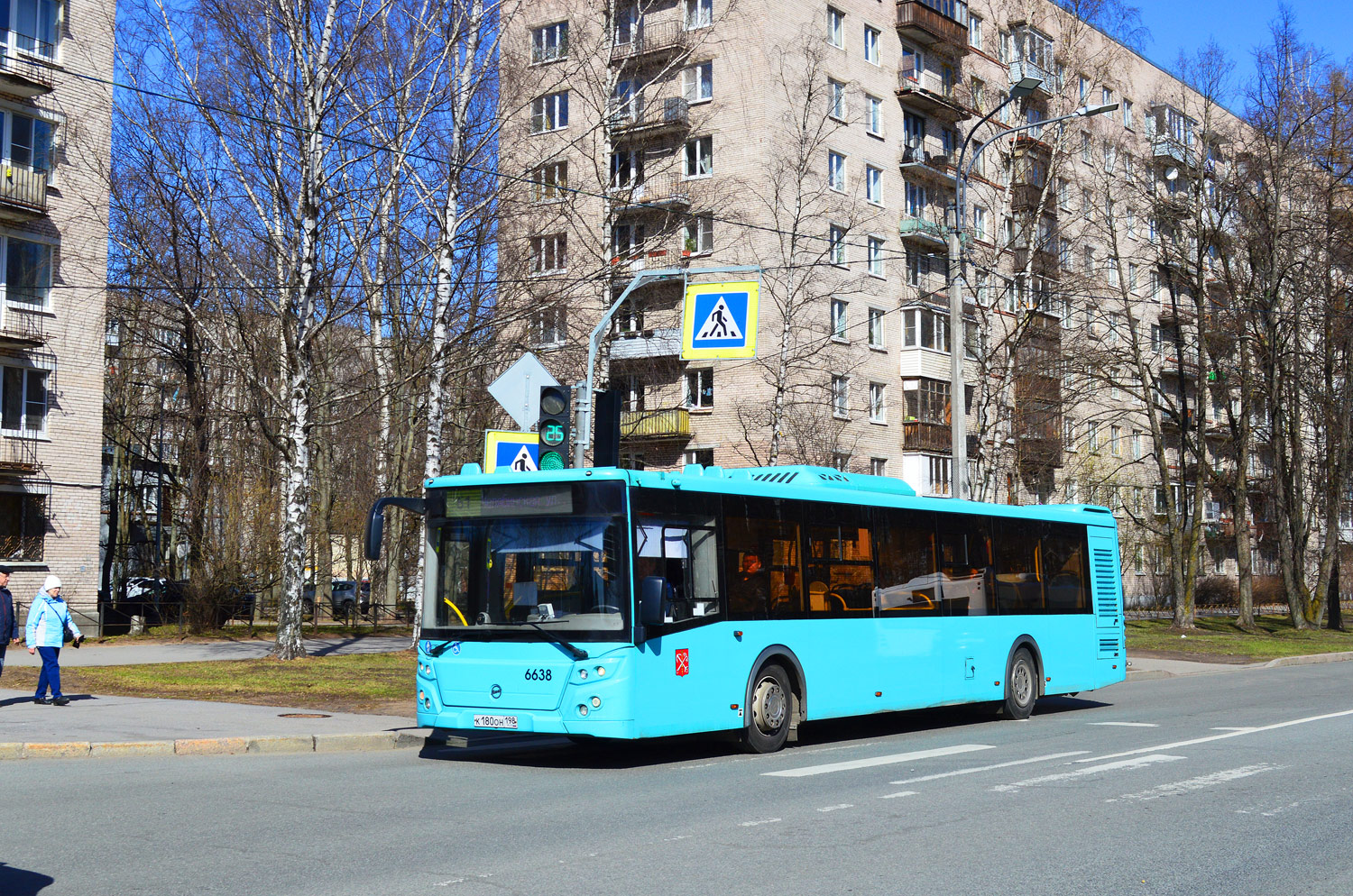 Санкт-Петербург, ЛиАЗ-5292.65 № 6638