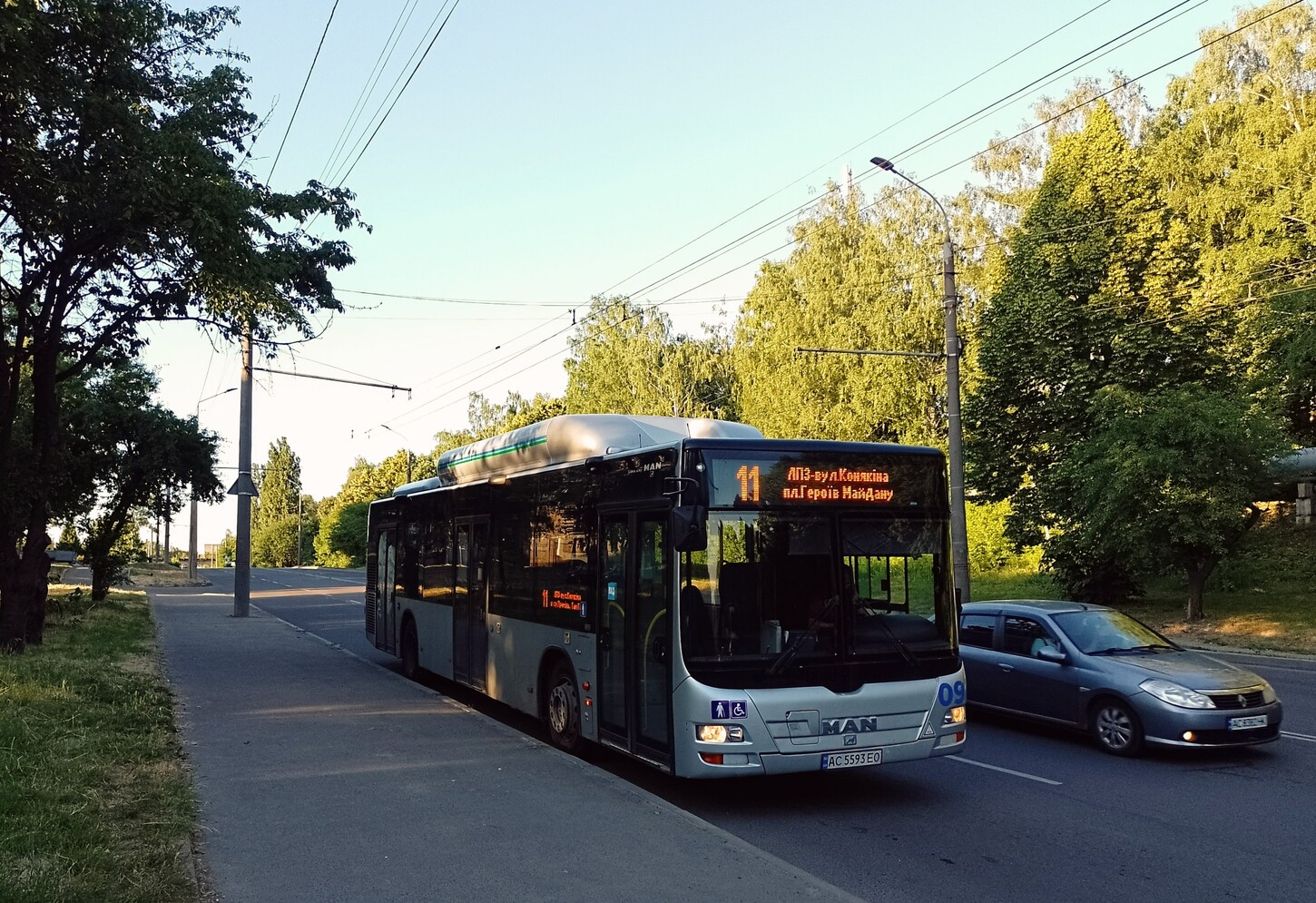 Волынская область, MAN A21 Lion's City NL313 CNG № 09