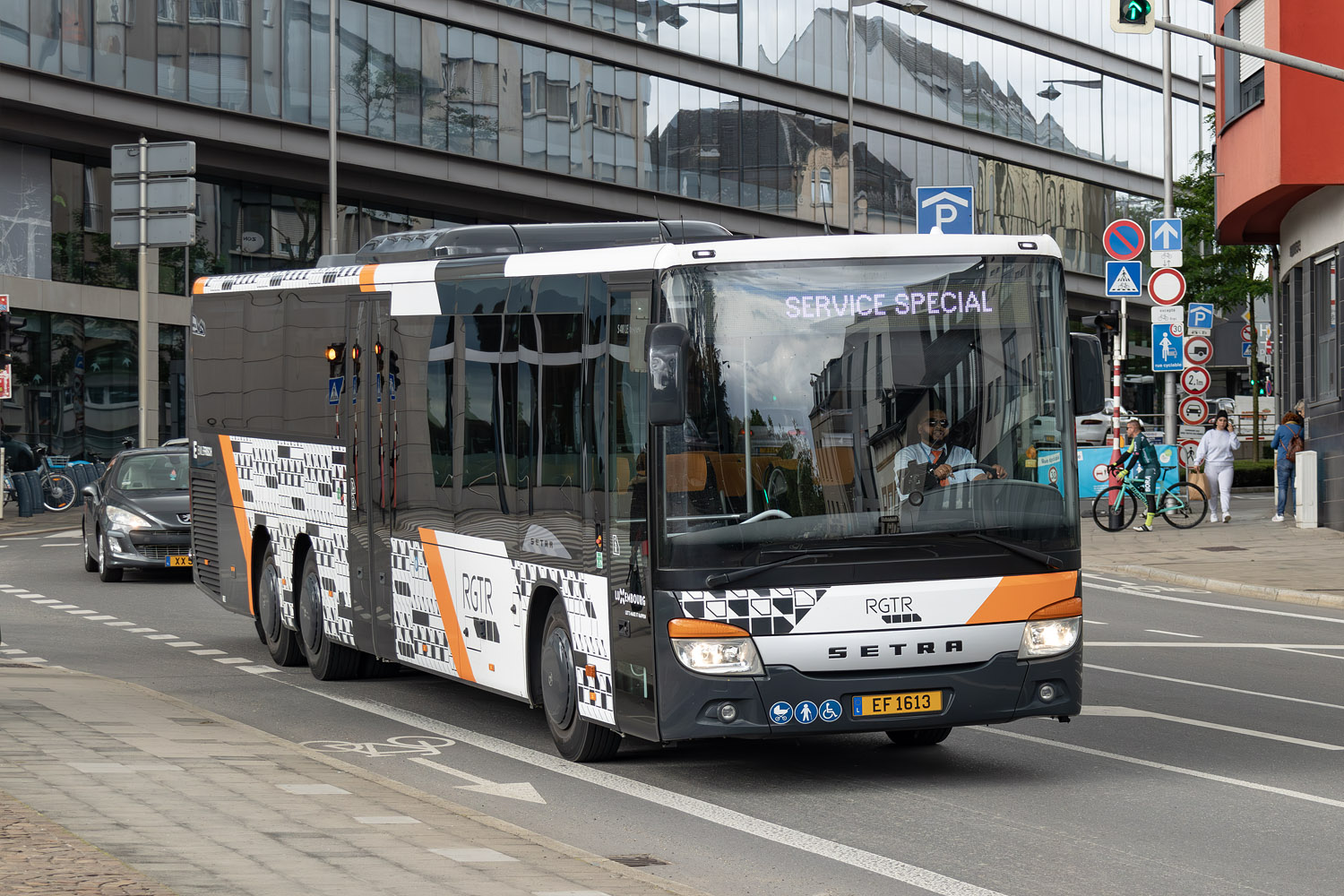Люксембург, Setra S418LE business № EF 1613