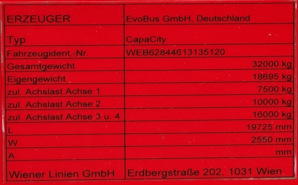 Австрия, Mercedes-Benz CapaCity № 8525