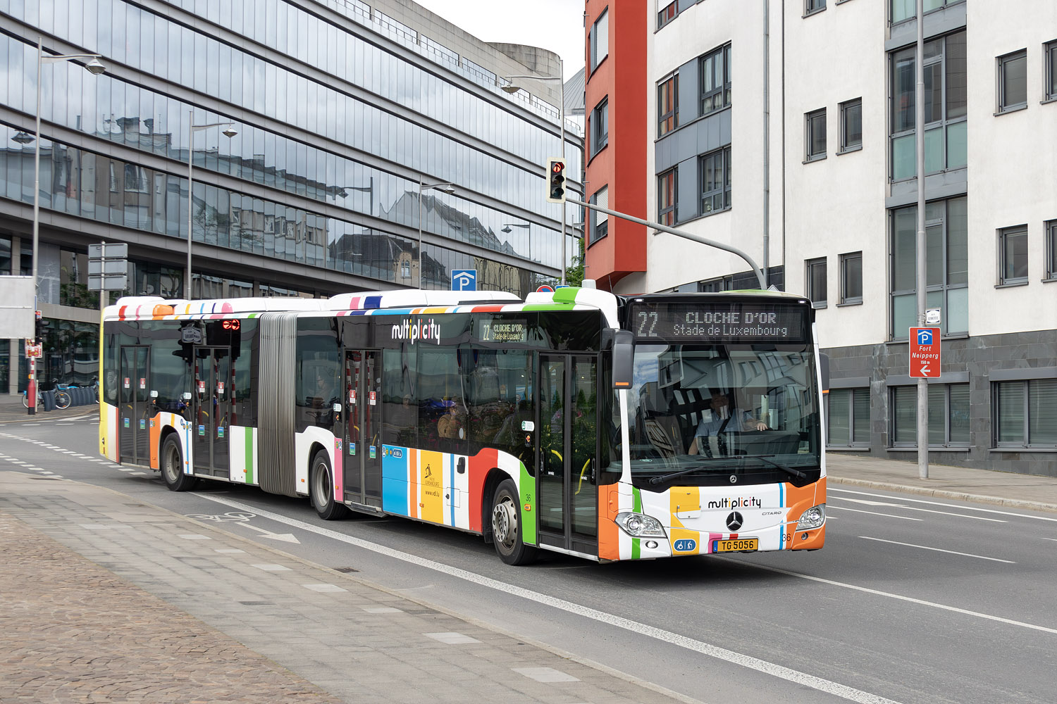 Люксембург, Mercedes-Benz Citaro C2 G hybrid № 36