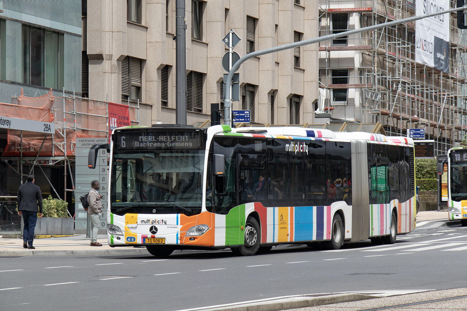 Luxembourg, Mercedes-Benz Citaro C2 G hybrid № 42