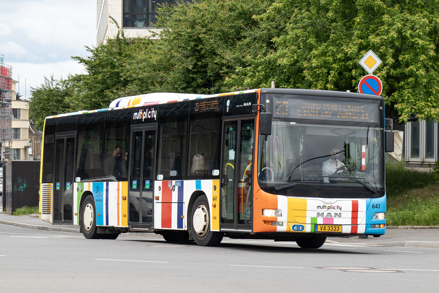 Люксембург, MAN A21 Lion's City NL323 № 647