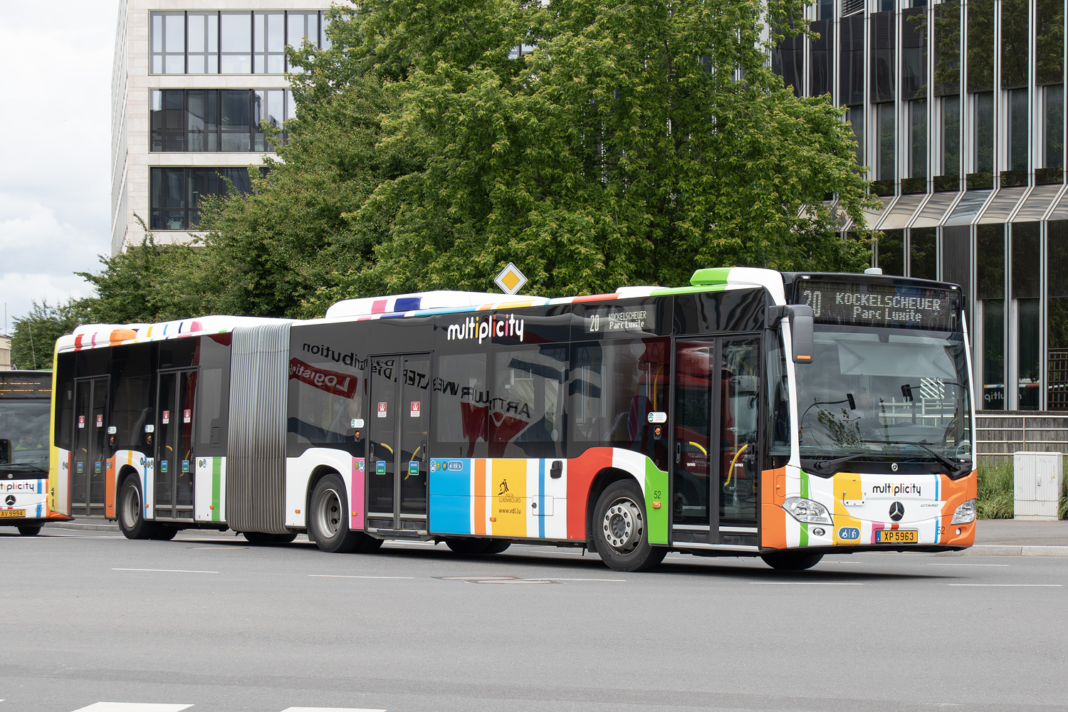 Люксембург, Mercedes-Benz Citaro C2 G hybrid № 52