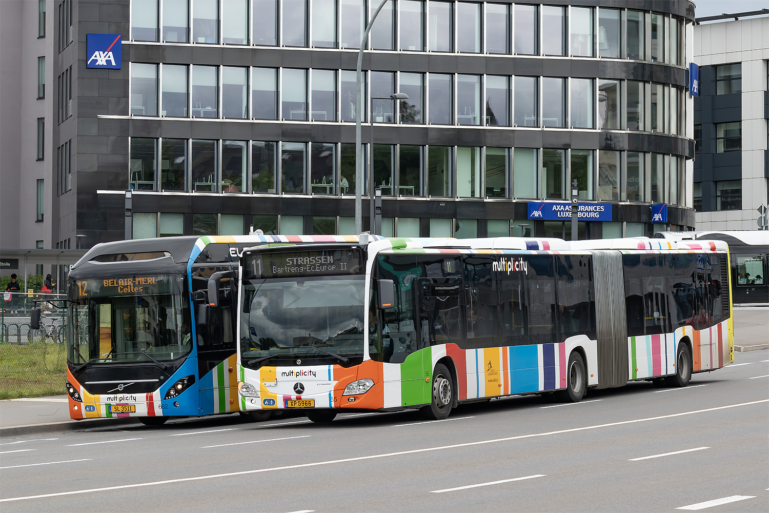 Люксембург, Mercedes-Benz Citaro C2 G hybrid № 55