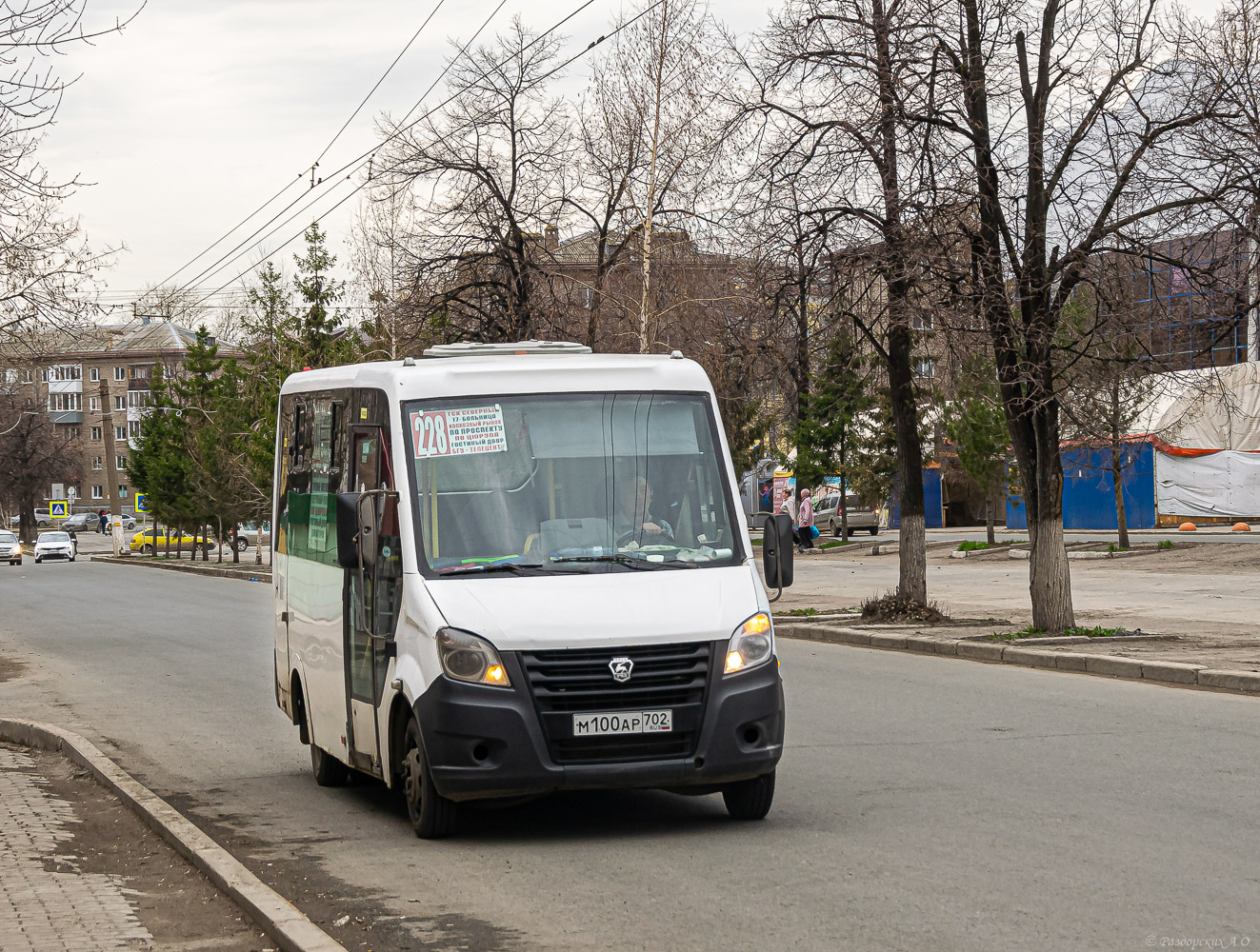 Башкортостан, ГАЗ-A63R42 Next № М 100 АР 702