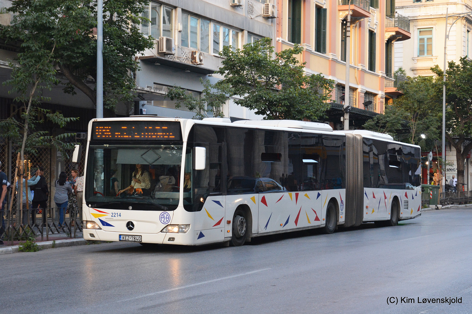 Греция, Mercedes-Benz O530G Citaro facelift G № 2214