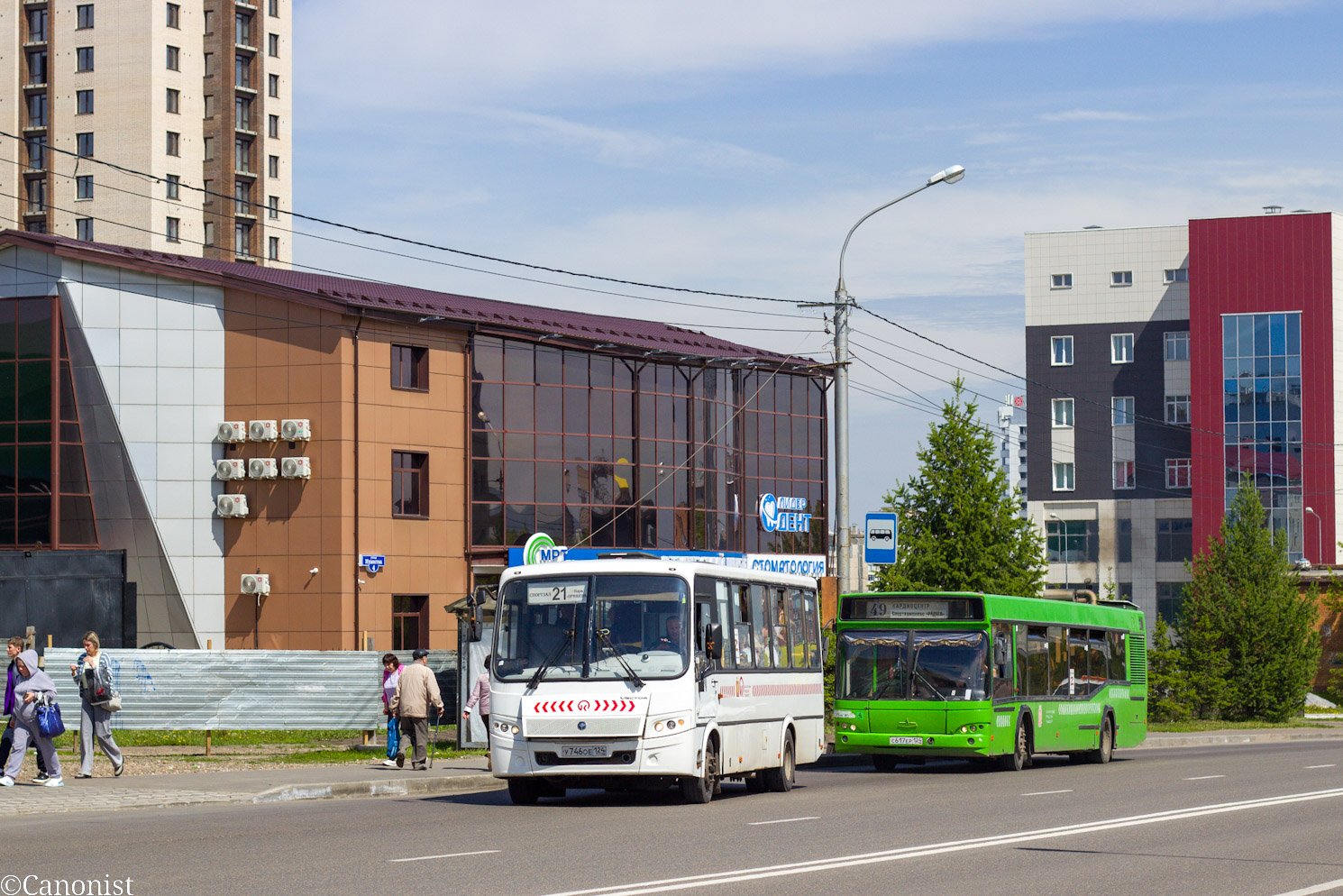 Красноярский край, ПАЗ-320414-04 "Вектор" (1-2) № У 746 ОЕ 124