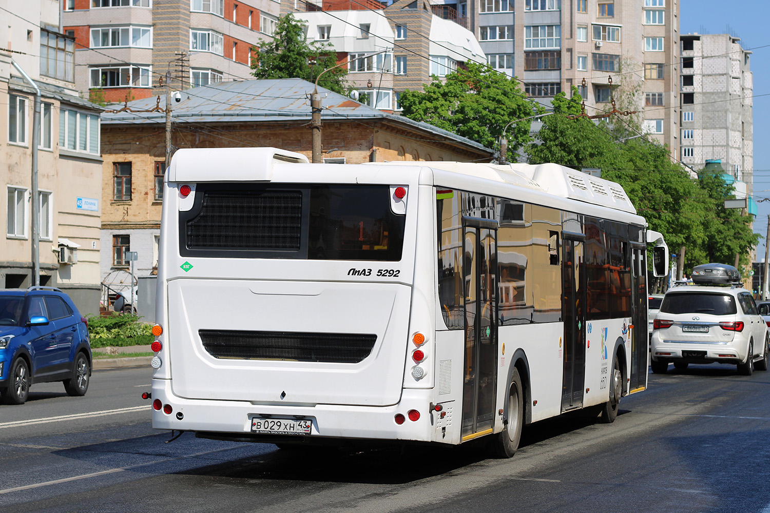 Кировская область, ЛиАЗ-5292.67 (CNG) № В 029 ХН 43