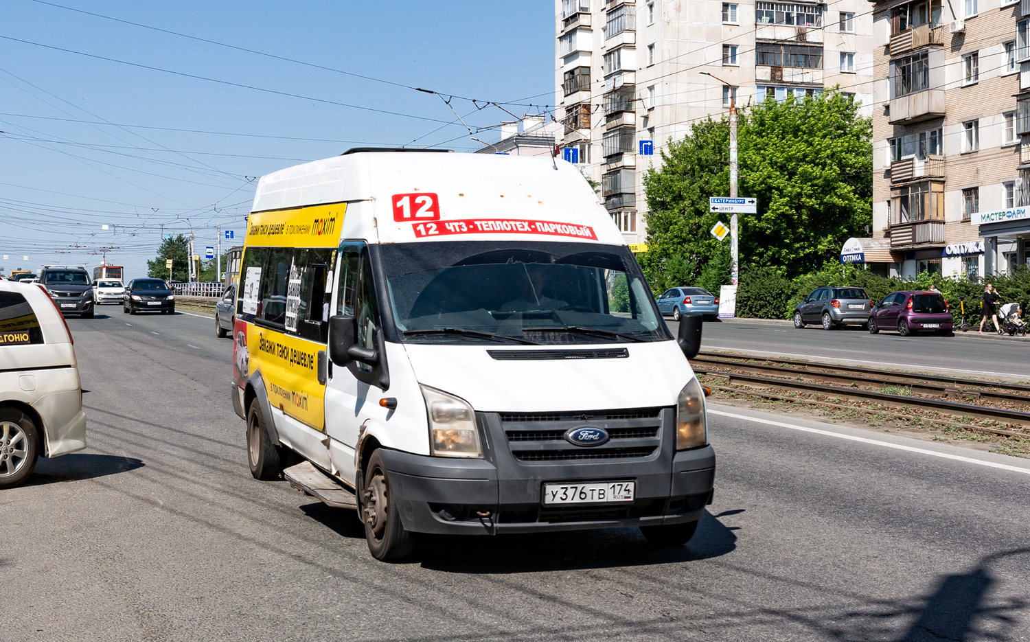 Челябинская область, Нижегородец-222702 (Ford Transit) № У 376 ТВ 174