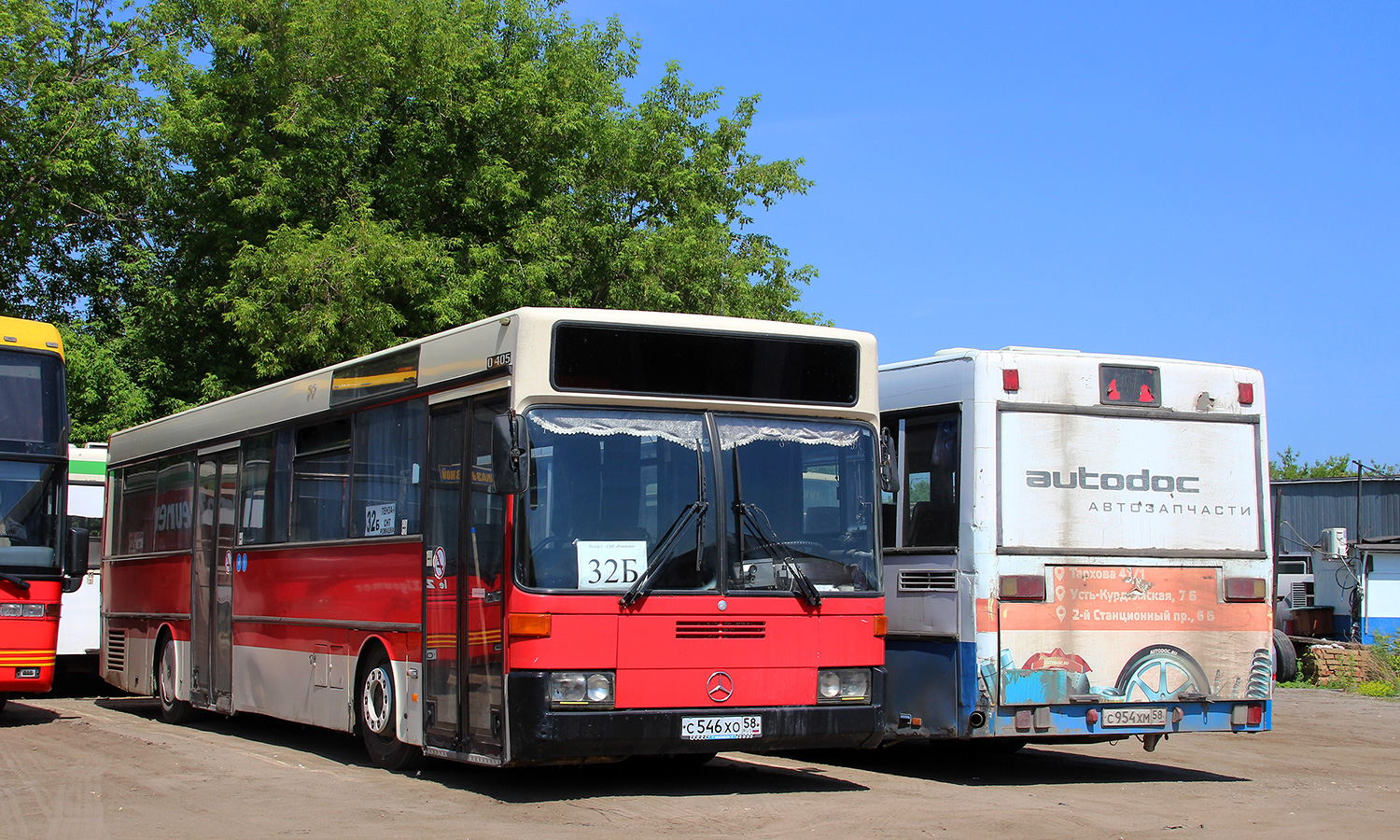 Пензенская область, Mercedes-Benz O405 № С 546 ХО 58; Пензенская область — АТП