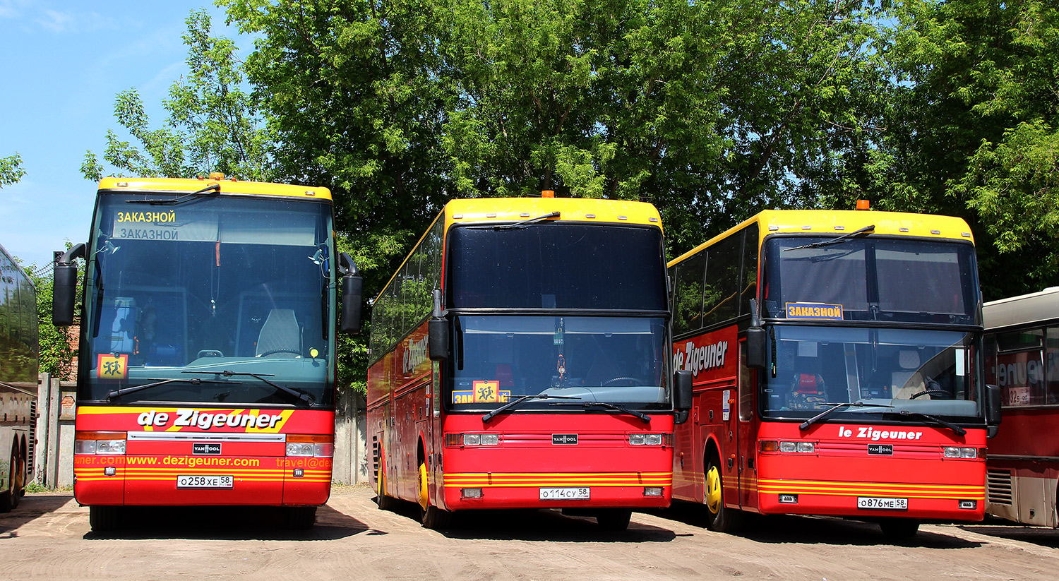 Пензенская область, Van Hool T916 Astron № О 258 ХЕ 58; Пензенская область, EOS 200L № О 114 СУ 58; Пензенская область — АТП