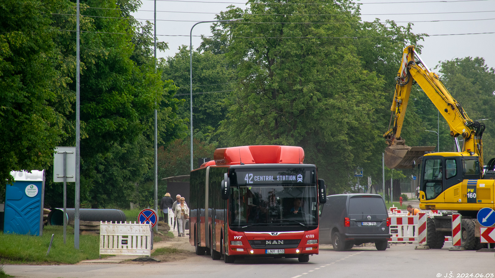 Lietuva, MAN A23 Lion's City G NG313 CNG № 4189