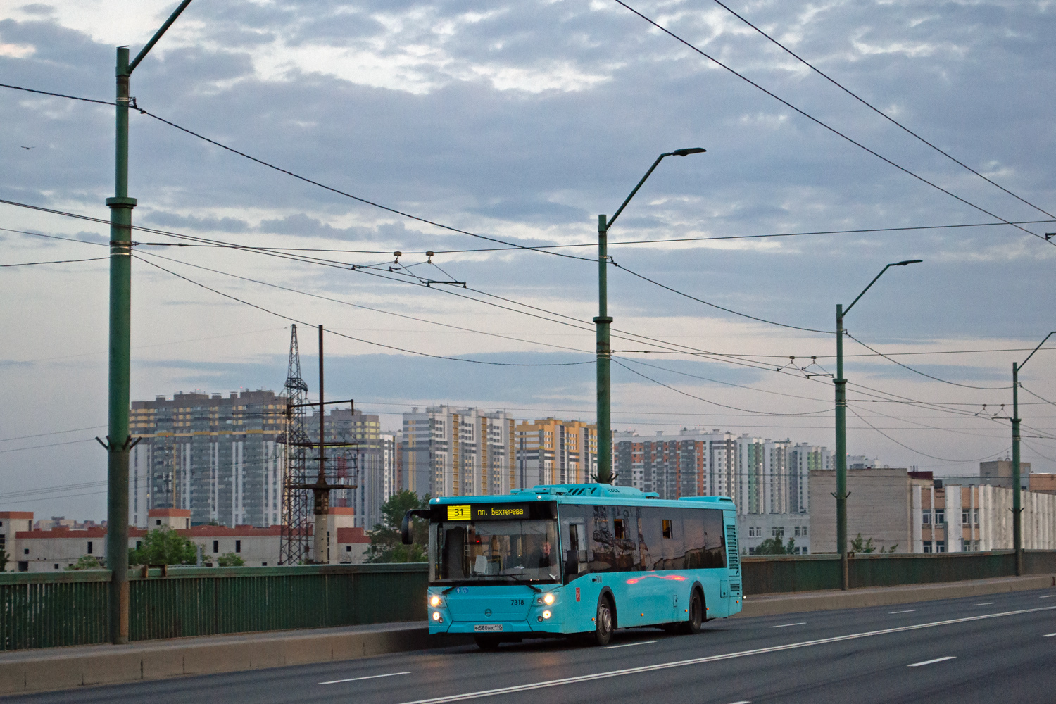 Санкт-Петербург, ЛиАЗ-5292.65 № 7318