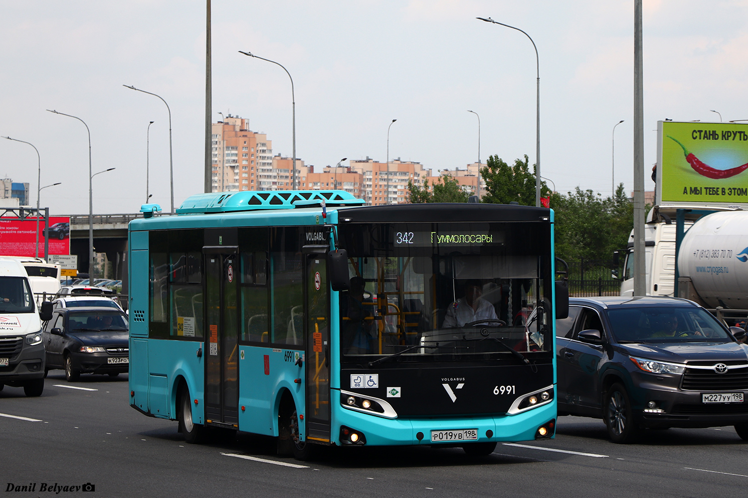 Санкт-Петербург, Volgabus-4298.G4 (LNG) № 6991