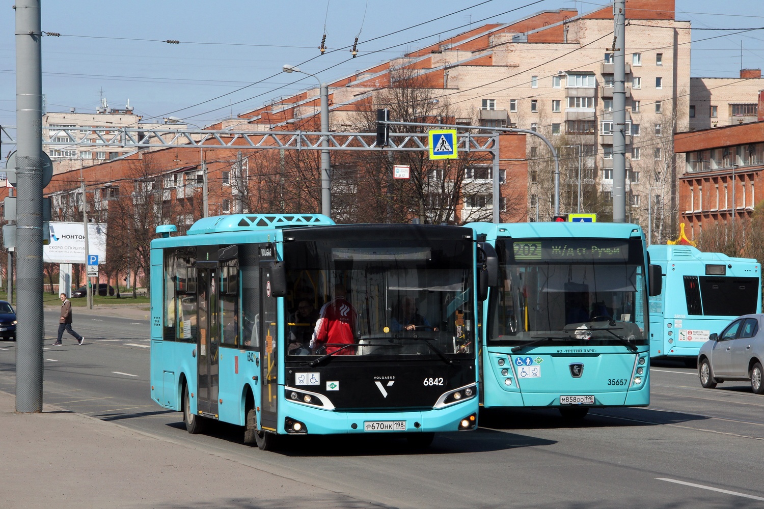 Sanktpēterburga, Volgabus-4298.G4 (LNG) № 6842