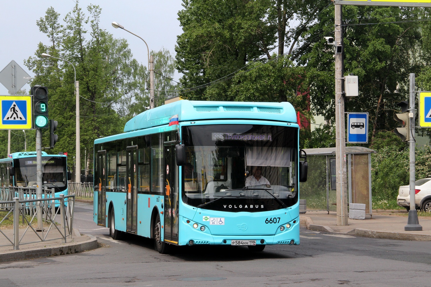 Санкт-Петербург, Volgabus-5270.G4 (CNG) № 6607