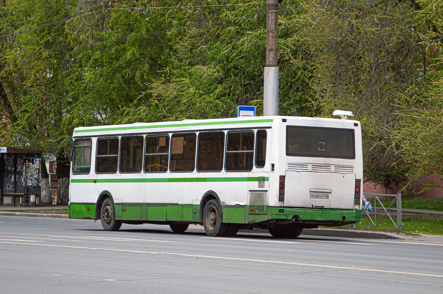 Penza region, LiAZ-5256.45 # Р 685 ЕО 58