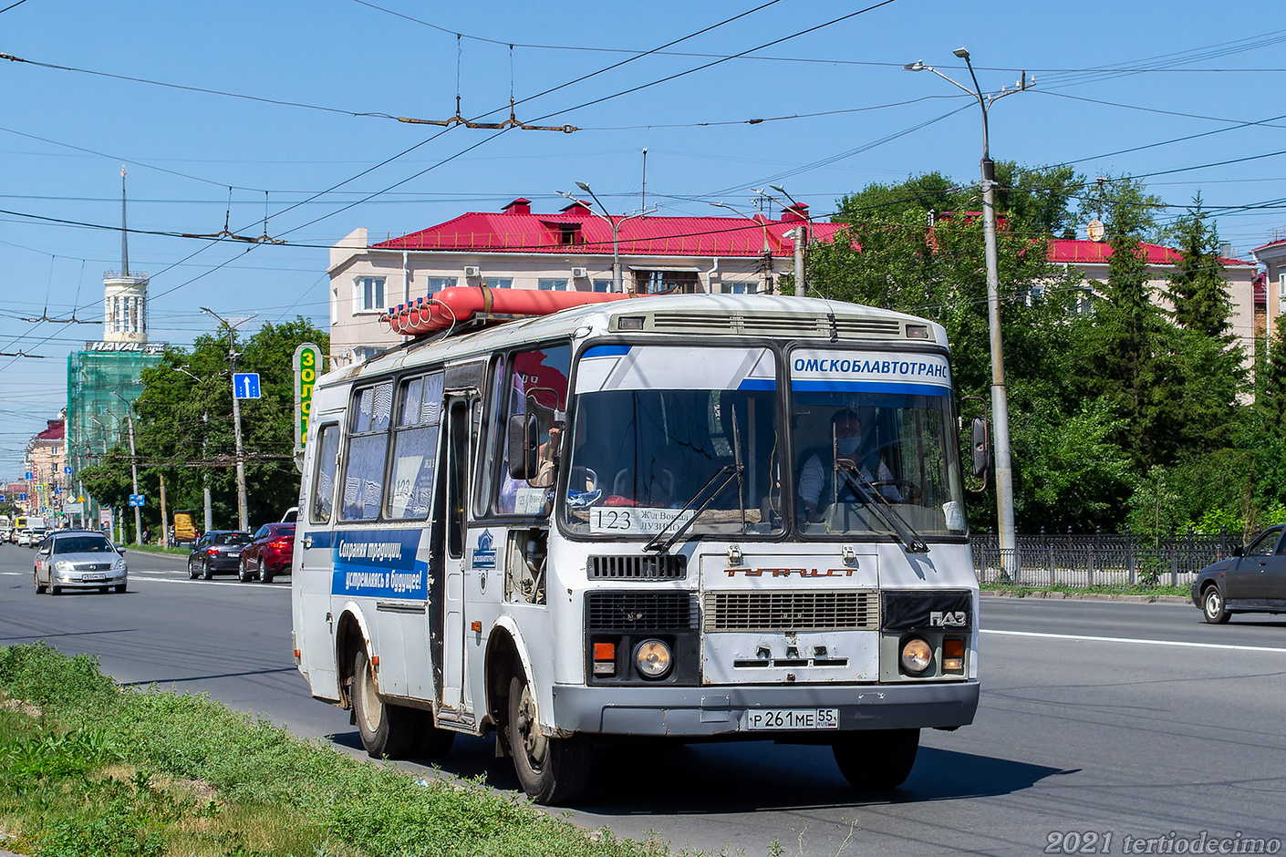 Омская область, ПАЗ-32053 № 245