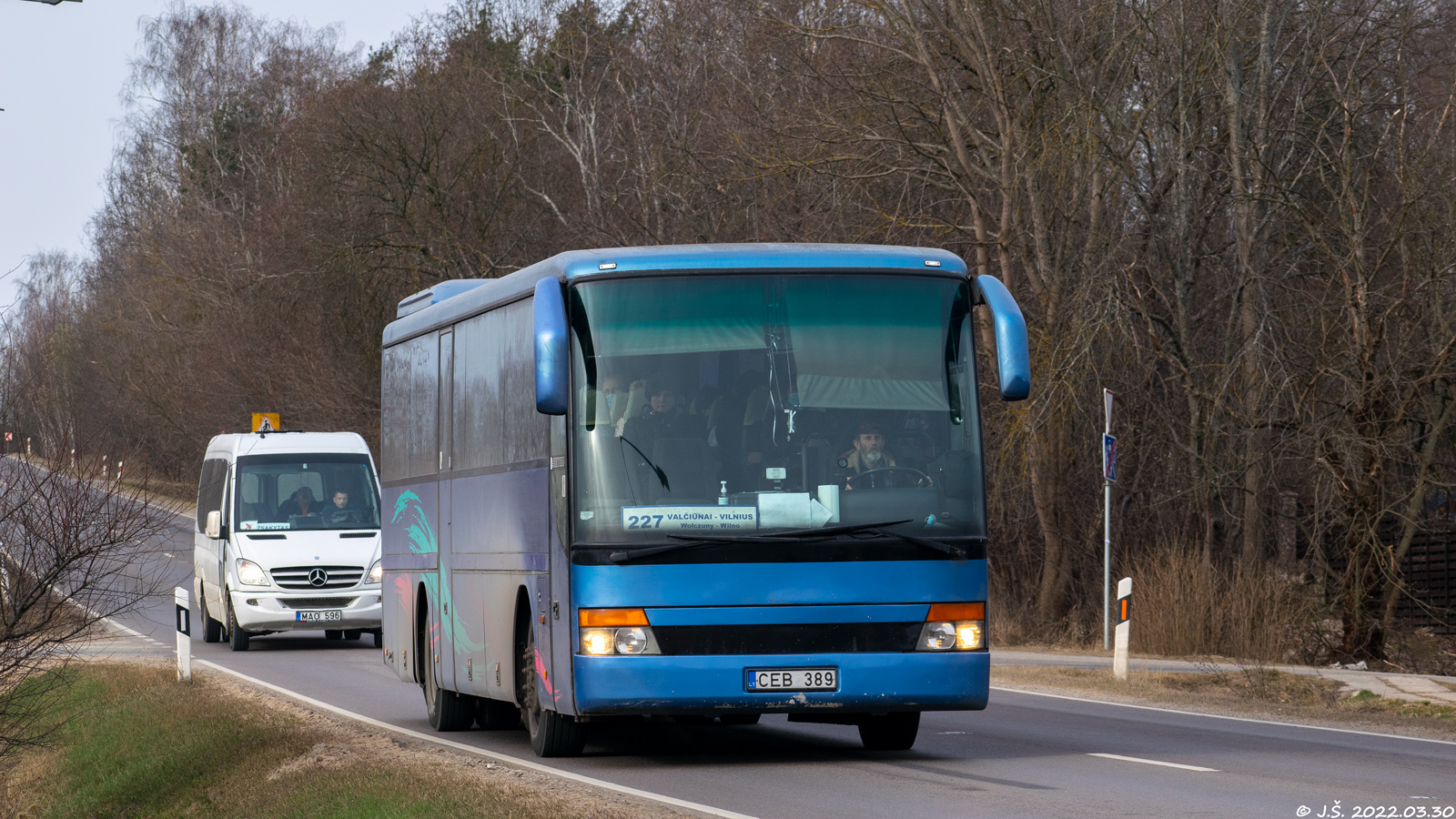 Литва, Setra S315GT № CEB 389