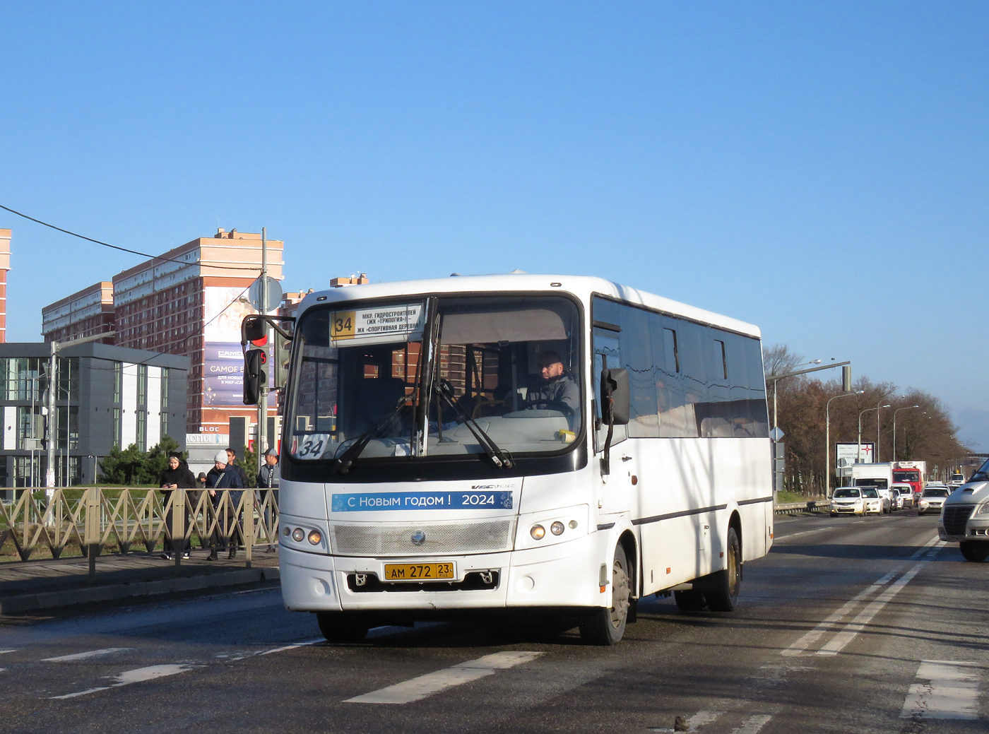 Краснодарский край, ПАЗ-320414-05 "Вектор" (1-2) № АМ 272 23