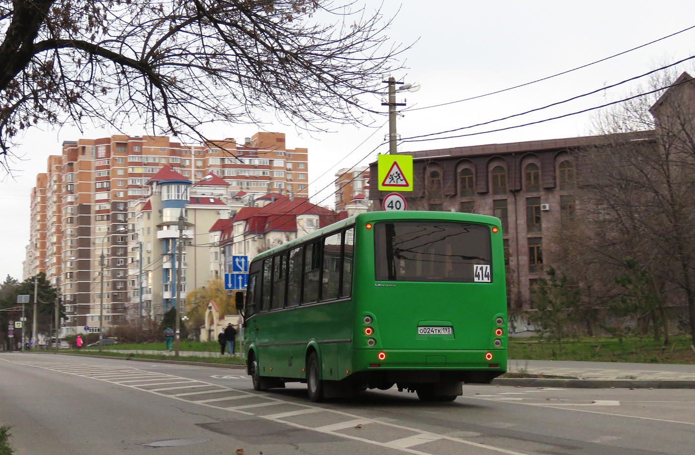 Kraj Krasnodarski, PAZ-320412-04 "Vector" Nr О 024 ТК 193