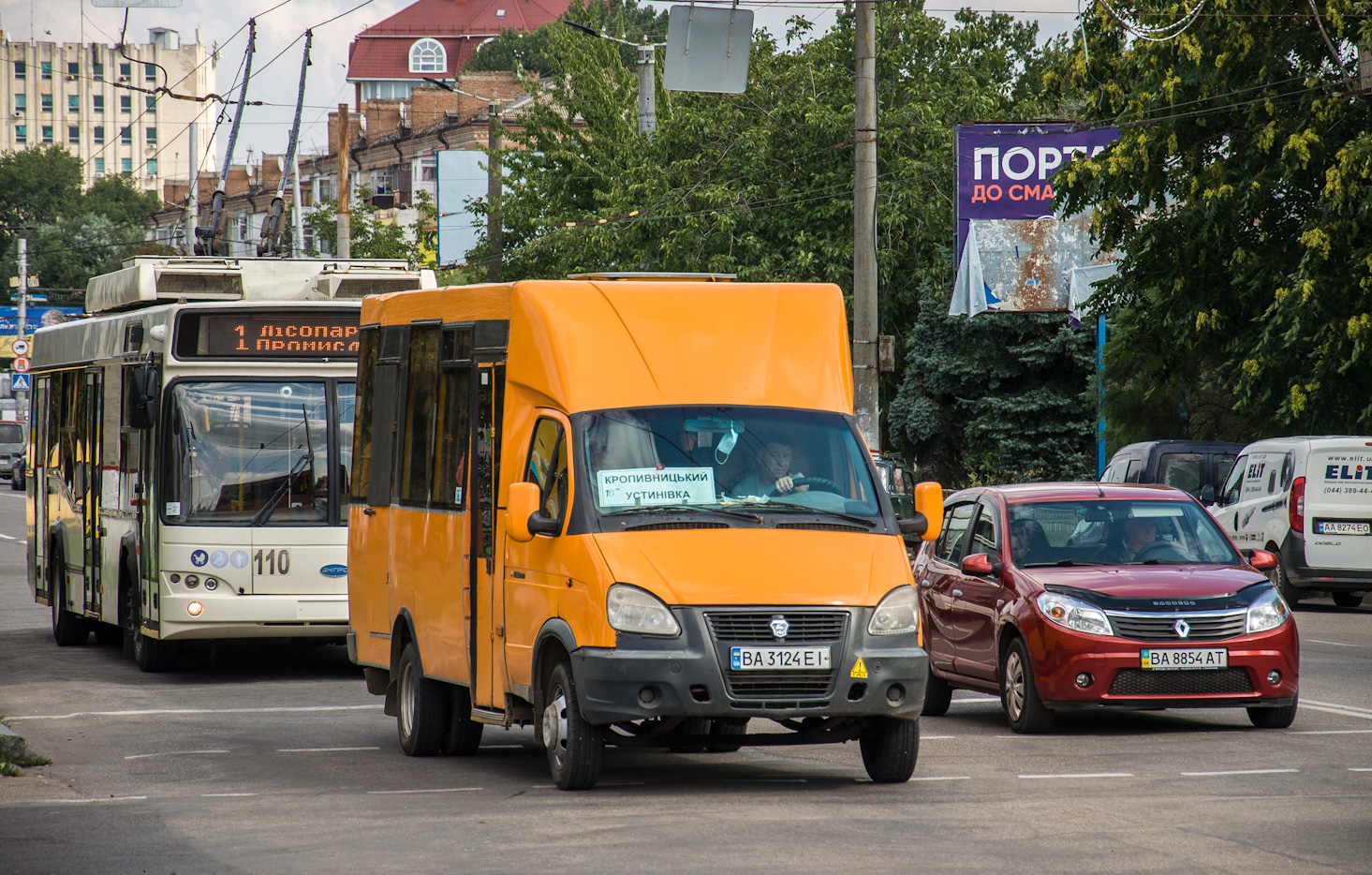 Кировоградская область, Рута 20 № BA 3124 EI