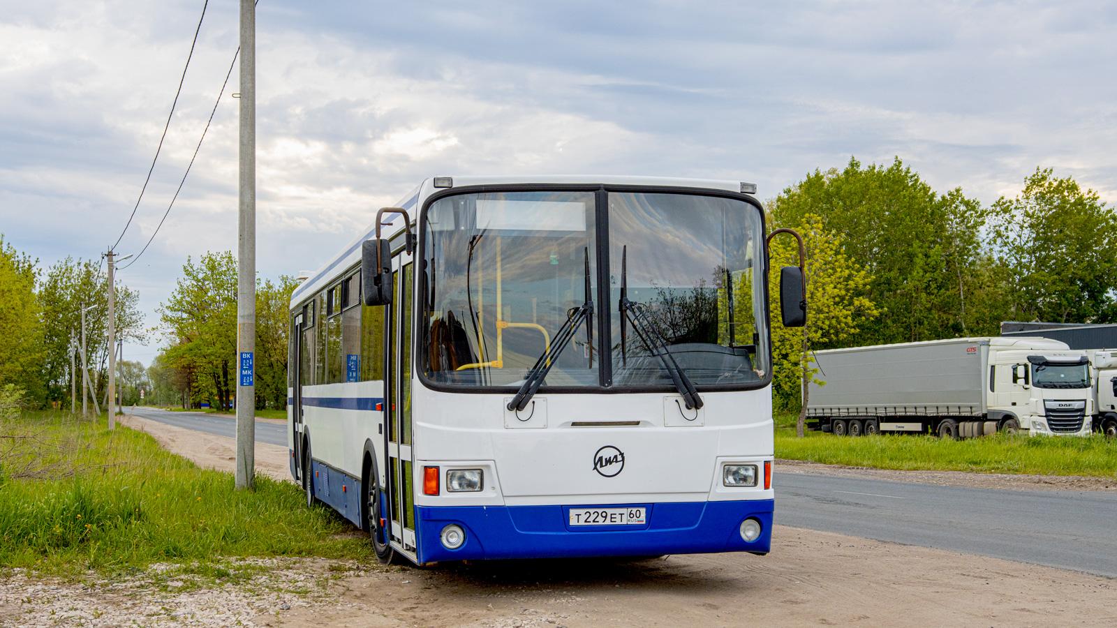 Псковская область, ЛиАЗ-5256.53-01 № Т 229 ЕТ 60