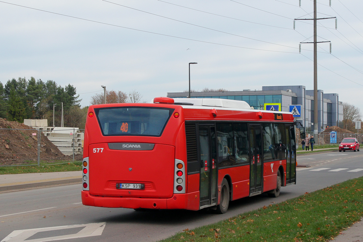 Литва, Scania OmniCity II № 577