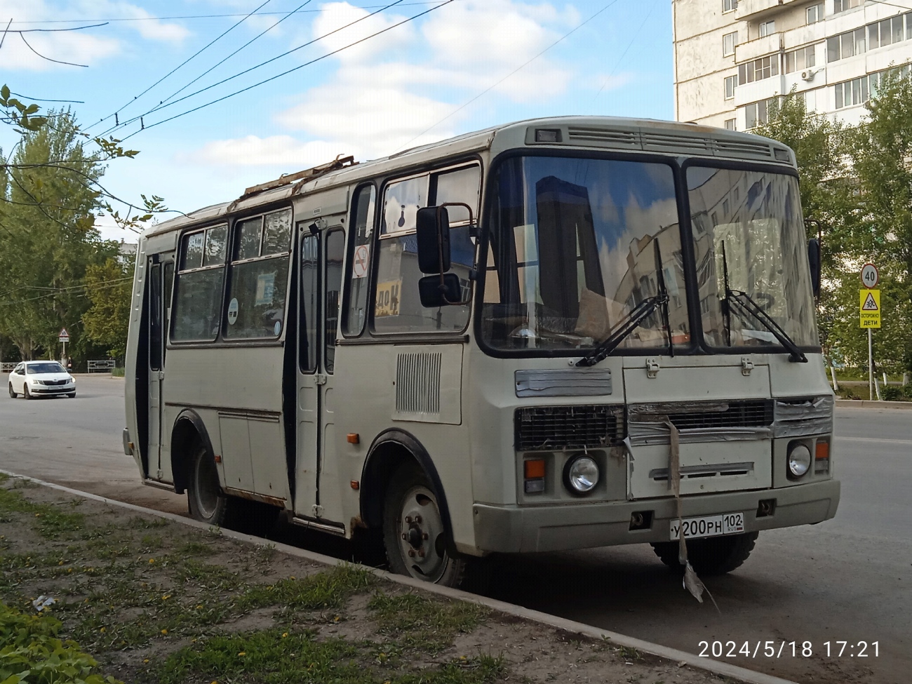 Башкортостан, ПАЗ-32054 № У 200 РН 102