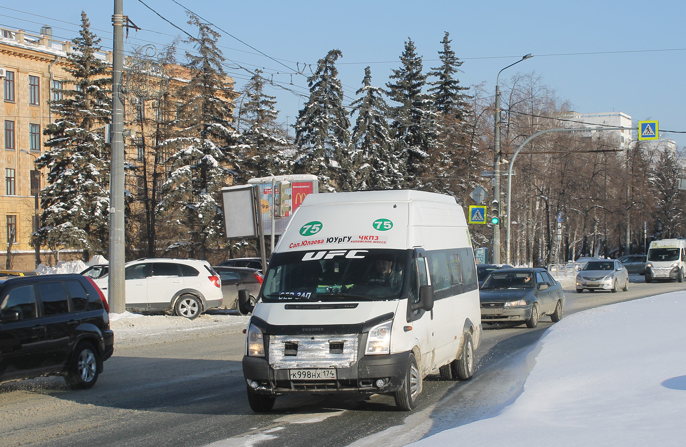 Челябинская область, Нижегородец-222709  (Ford Transit) № К 998 НХ 174