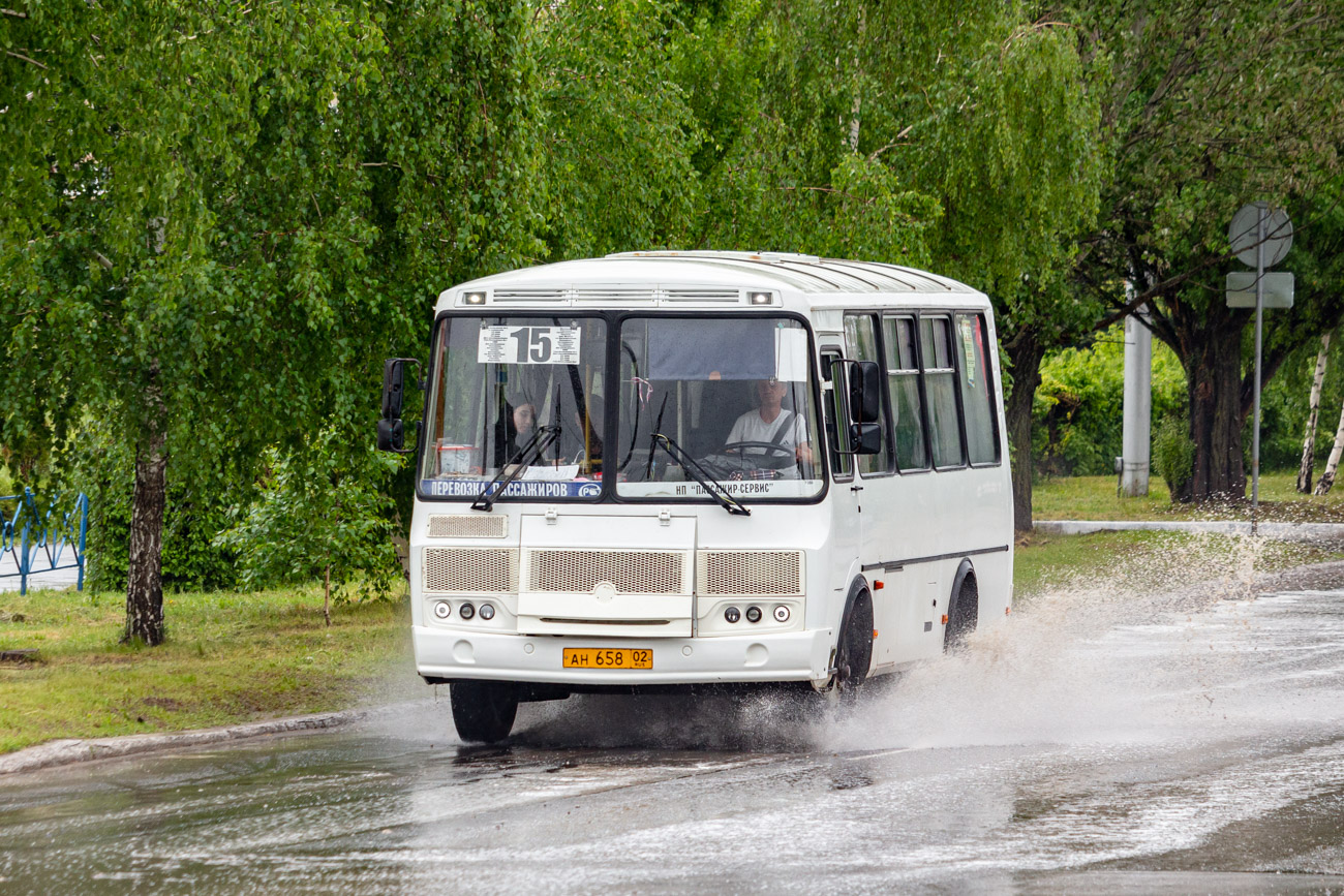 Башкортостан, ПАЗ-32054 № АН 658 02