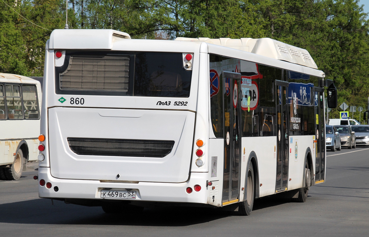 Новгородская область, ЛиАЗ-5292.67 (CNG) № 860