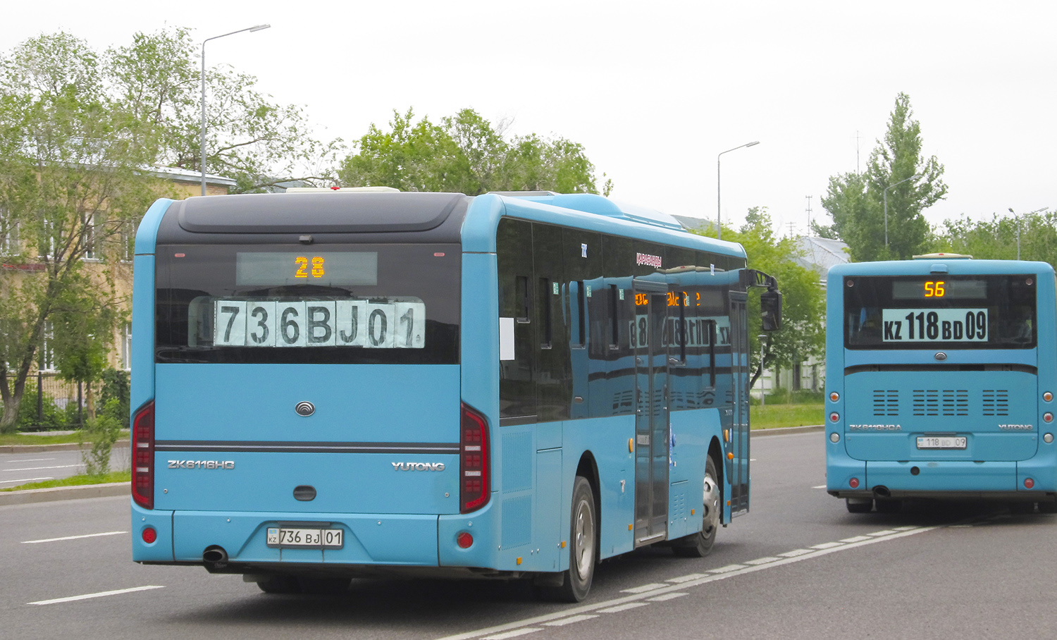 Карагандзінская вобласць, Yutong ZK6116HG (QazTehna) № 736 BJ 01