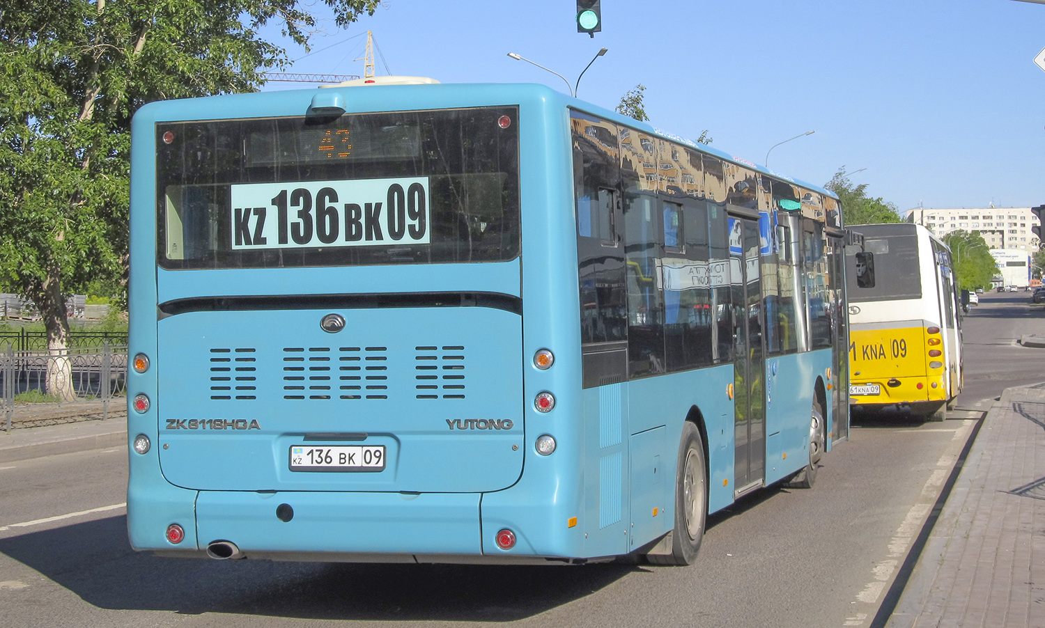 Карагандинская область, Yutong ZK6118HGA (QazTehna) № 136 BK 09