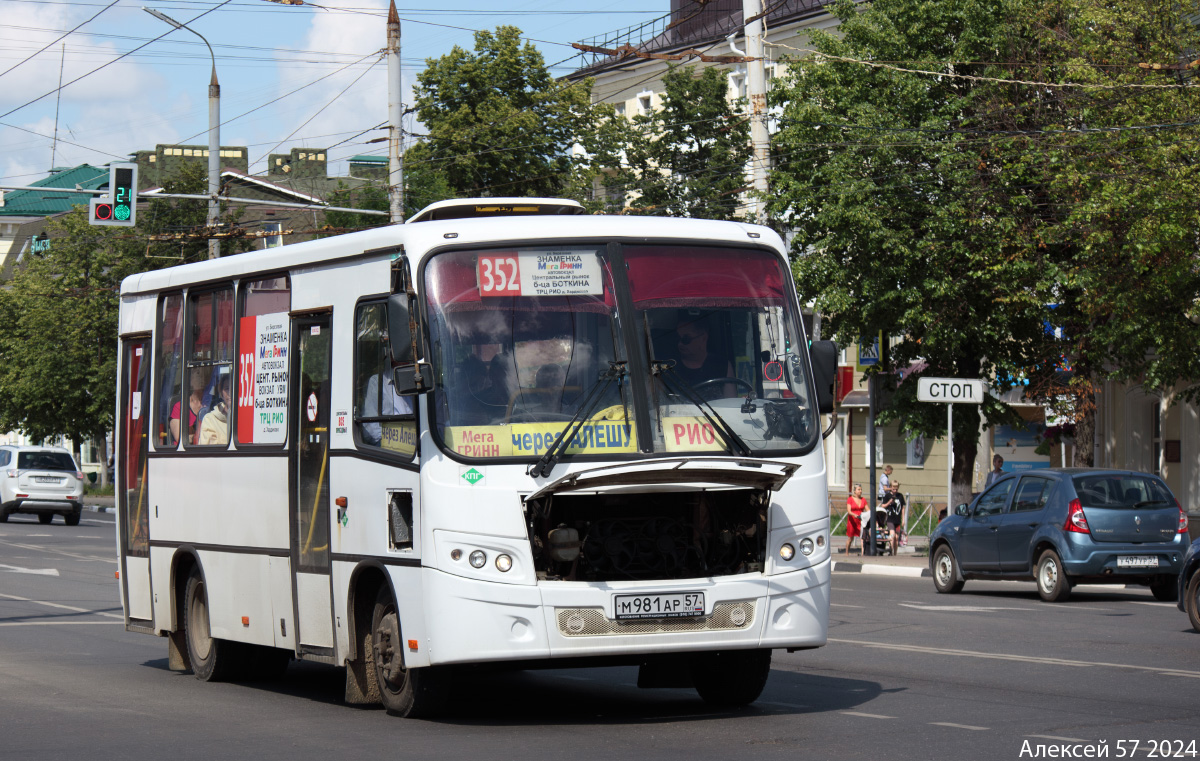 Орловская область, ПАЗ-320302-22 "Вектор" № М 981 АР 57