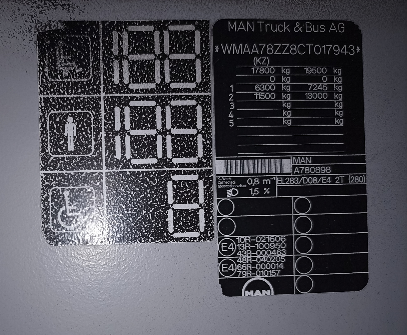 Карагандинская область, MAN A78 Lion's City LE EL283 № M 058 DD