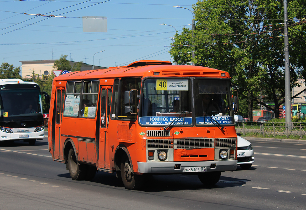 Нижегородская область, ПАЗ-32054 № К 861 ОР 152