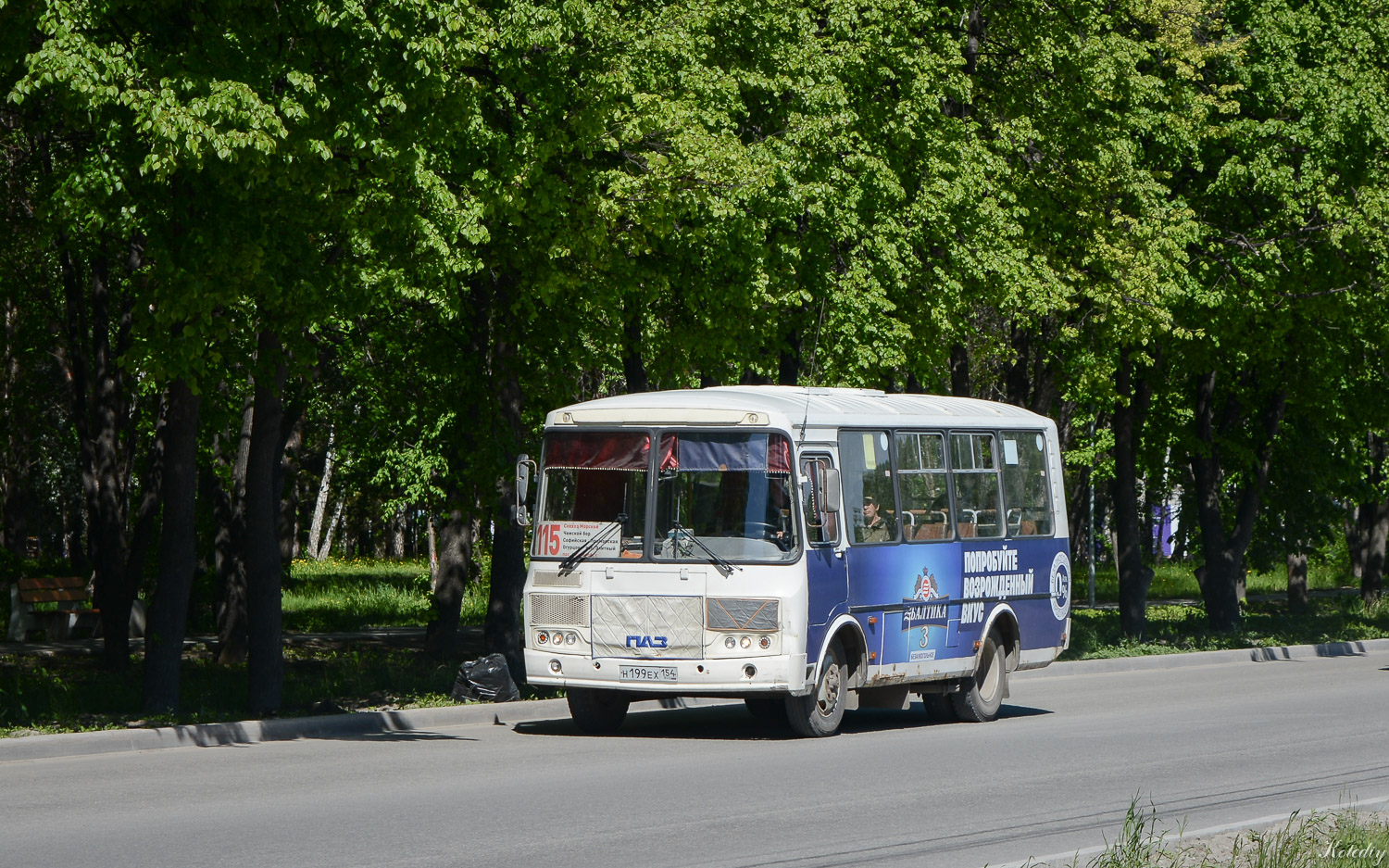 Новосибирская область, ПАЗ-32054 № Н 199 ЕХ 154