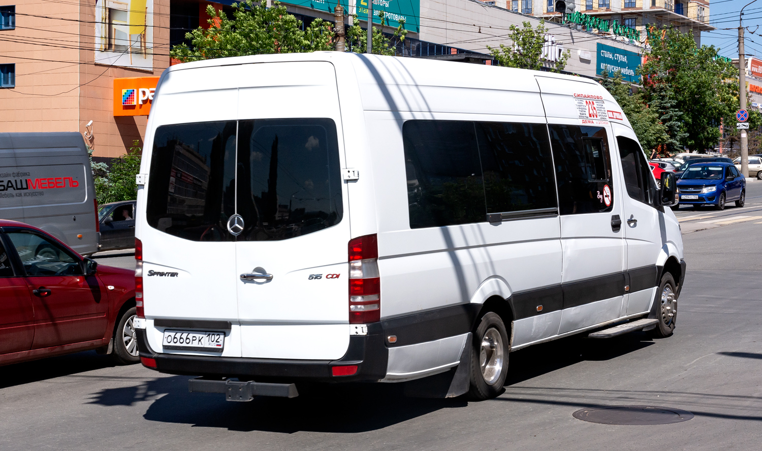 Башкортостан, Луидор-22360C (MB Sprinter) № О 666 РК 102