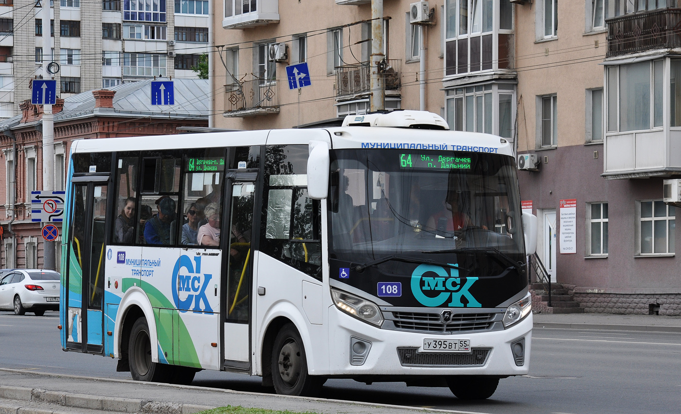 Омская область, ПАЗ-320435-04 "Vector Next" № 108