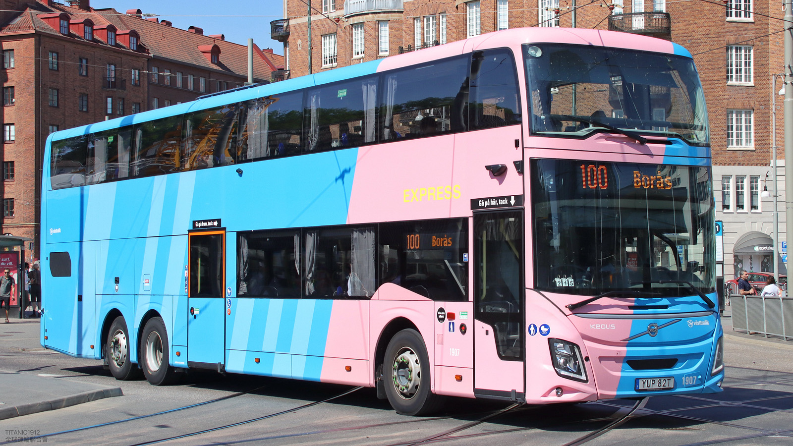 Швеция, Volvo 9700DD № 1907