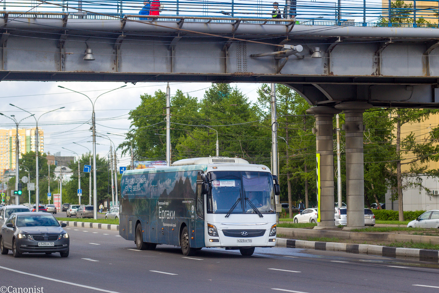 Красноярский край, Hyundai Universe Space Luxury № К 223 ОЕ 124