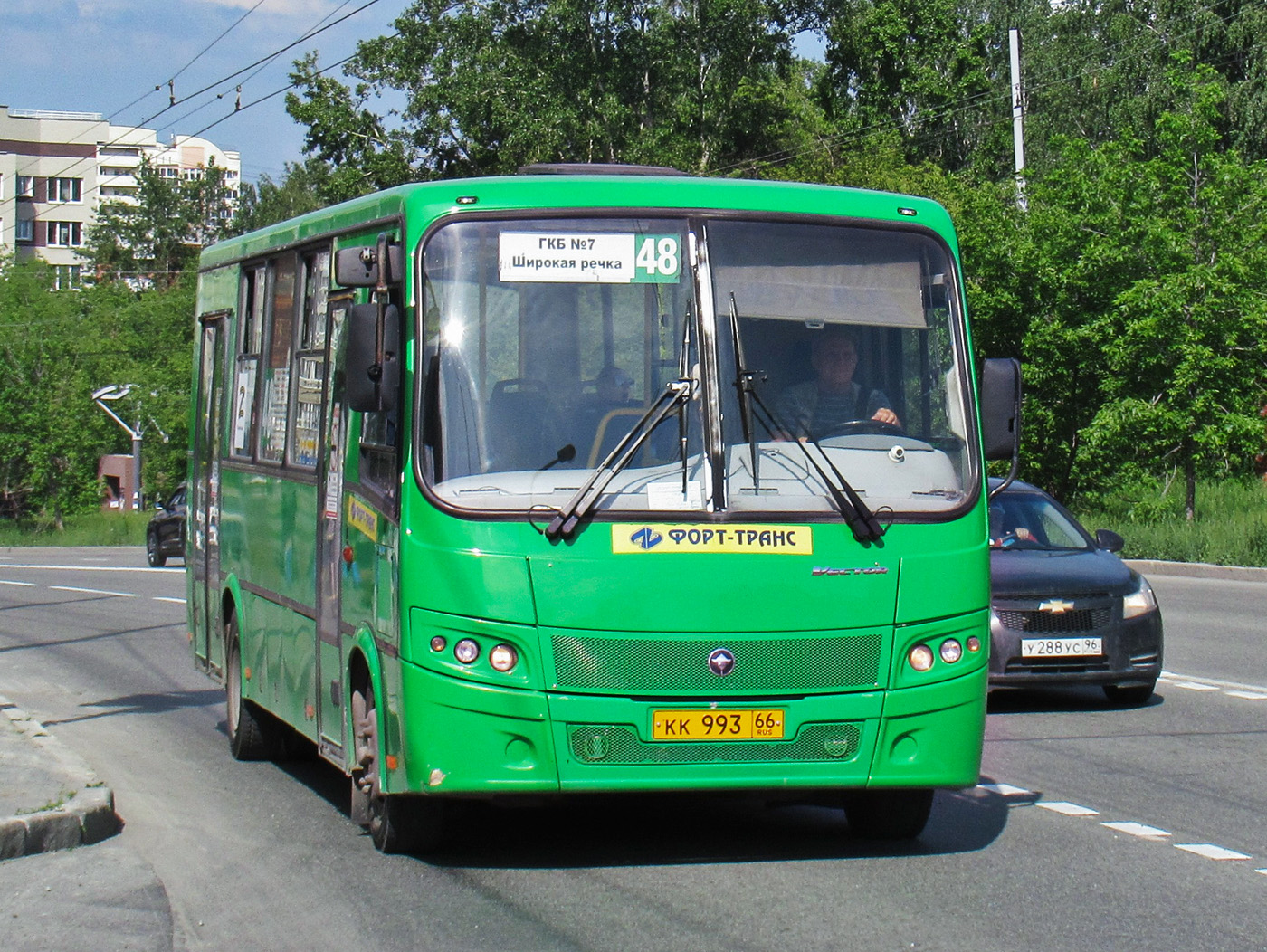 Свердловская область, ПАЗ-320414-05 "Вектор" (1-2) № КК 993 66