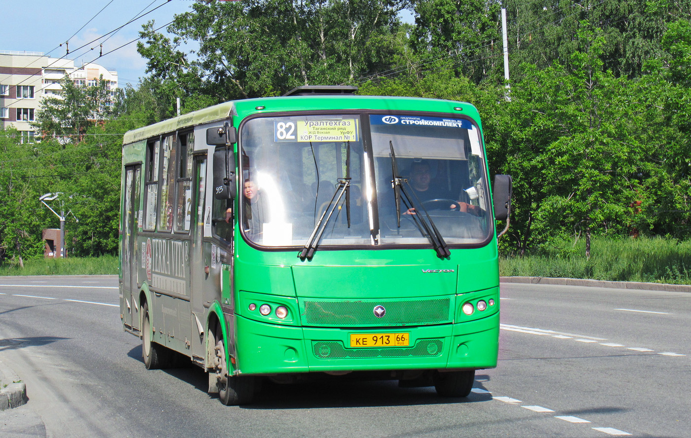 Свердловская область, ПАЗ-320414-05 "Вектор" (1-2) № КЕ 913 66