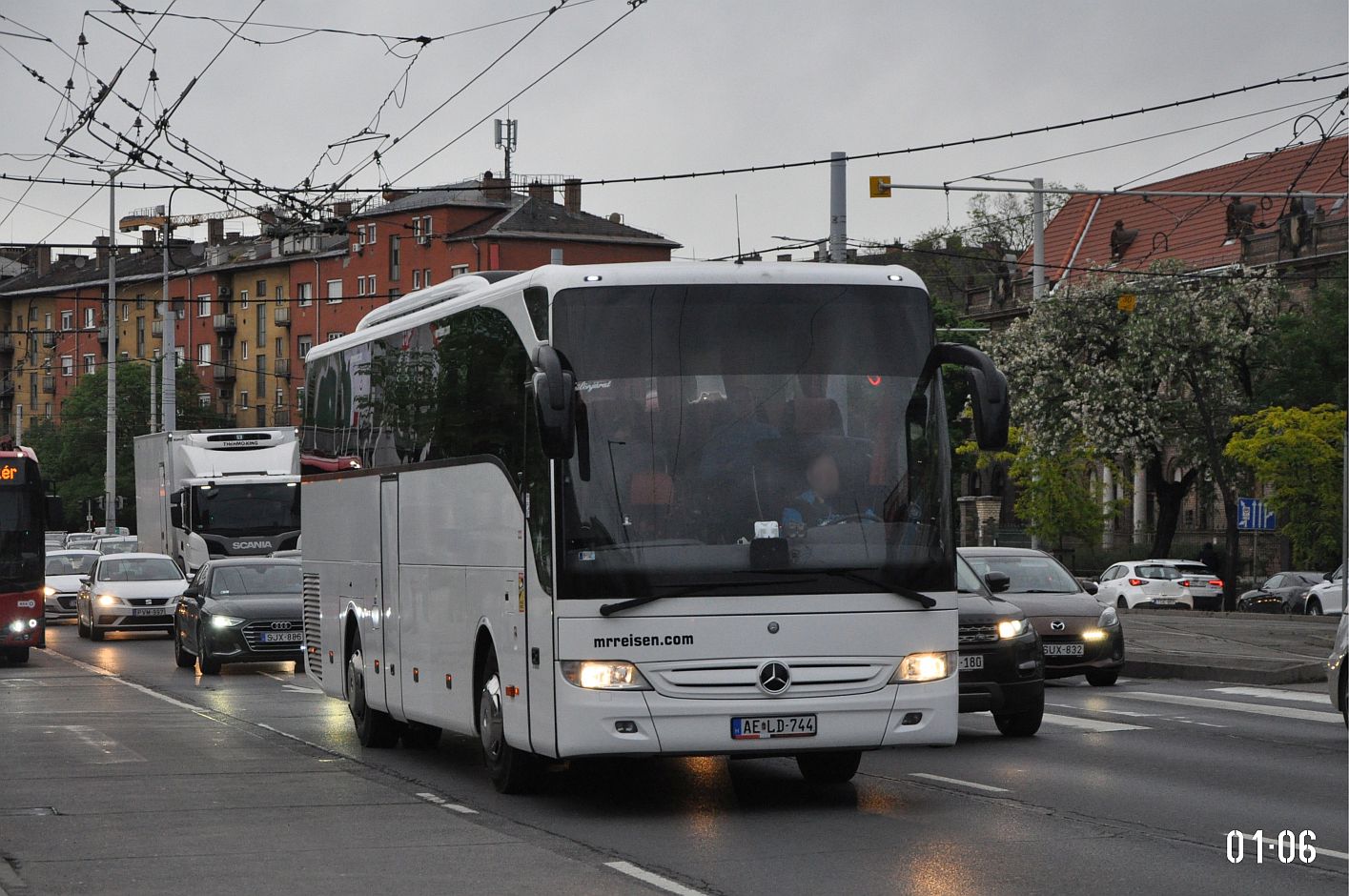 Венгрия, Mercedes-Benz Tourismo II 15RHD № AE LD-744