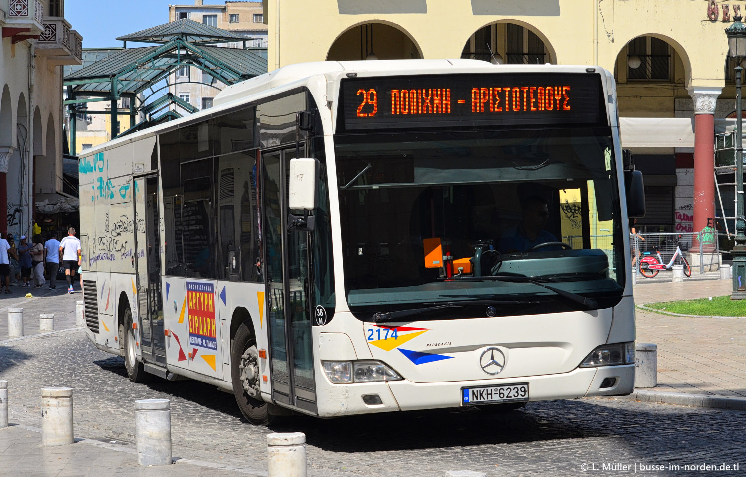 Греция, Mercedes-Benz O530 Citaro facelift № 2174