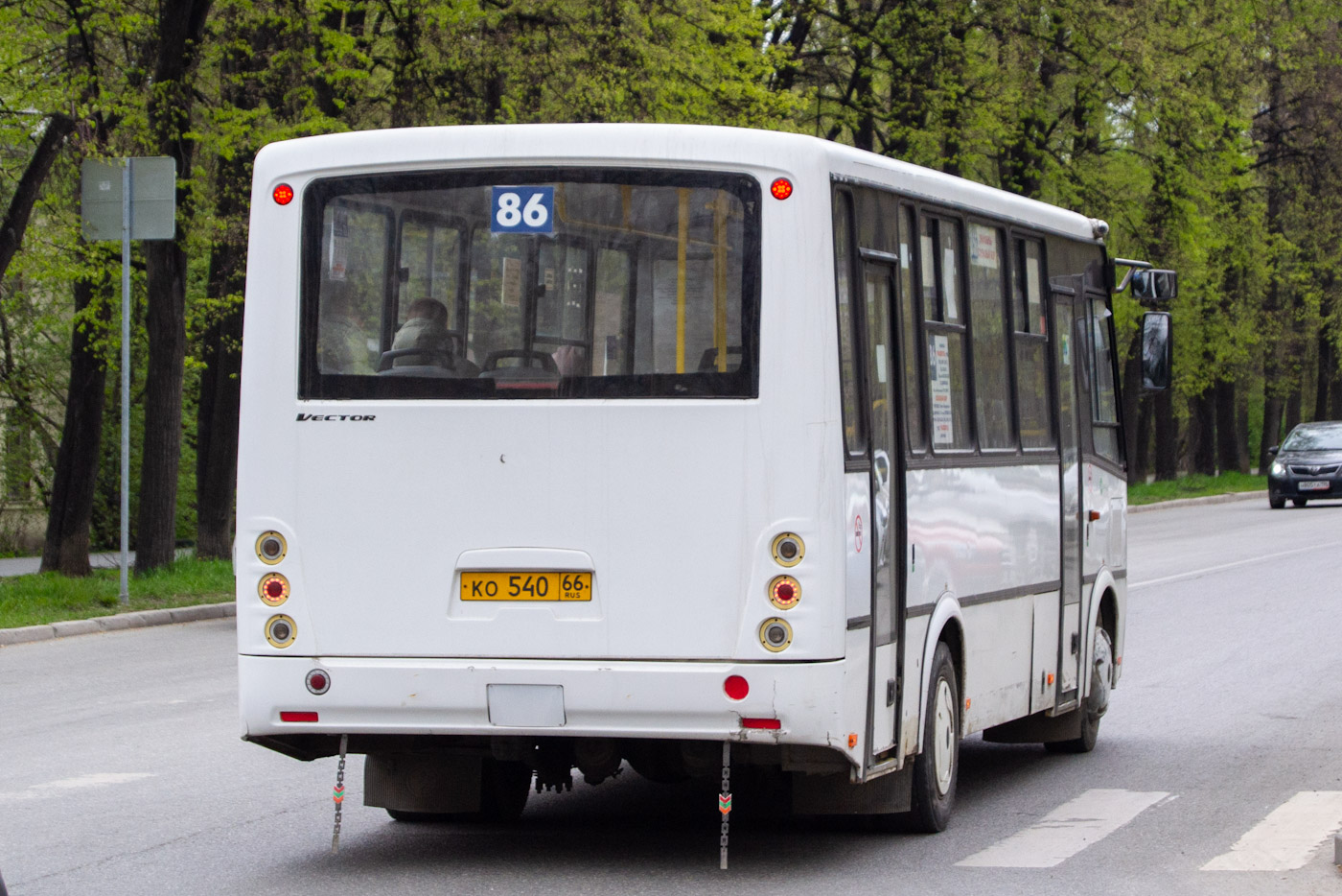 Свердловская область, ПАЗ-320412-05 "Вектор" № КО 540 66