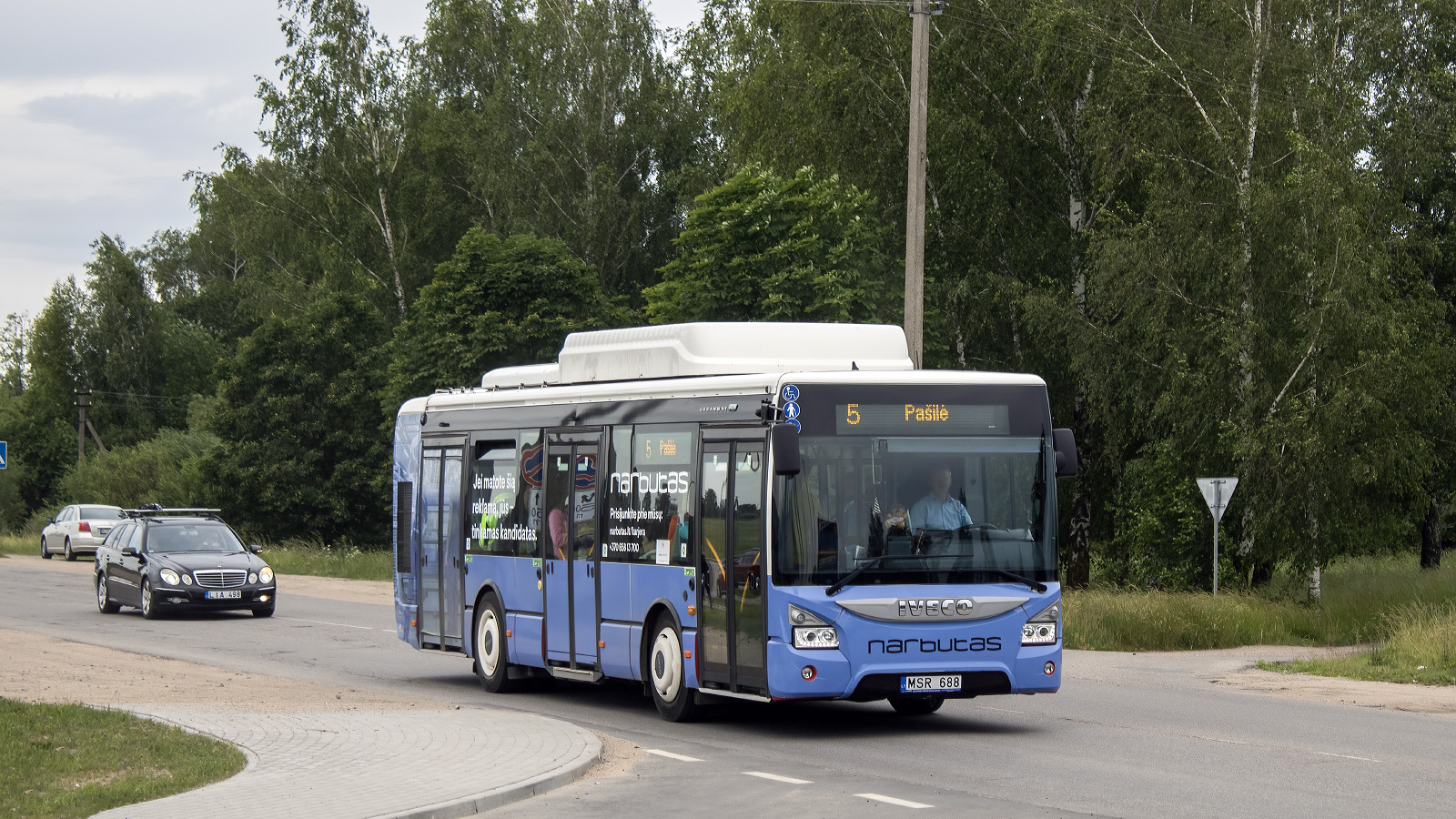 Литва, IVECO Urbanway 10.8M CNG № 1096