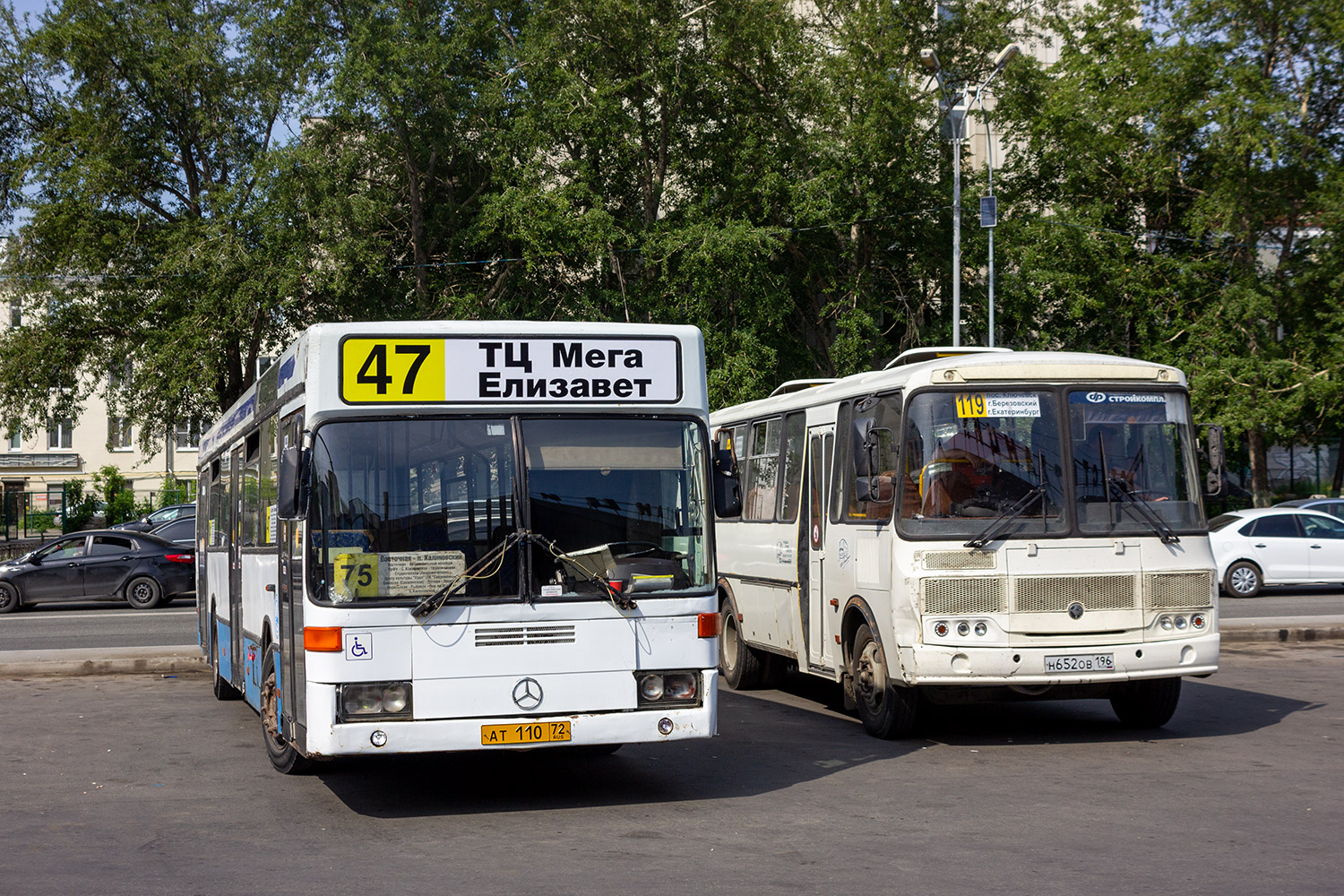 Свердловская область, Mercedes-Benz O405N № АТ 110 72